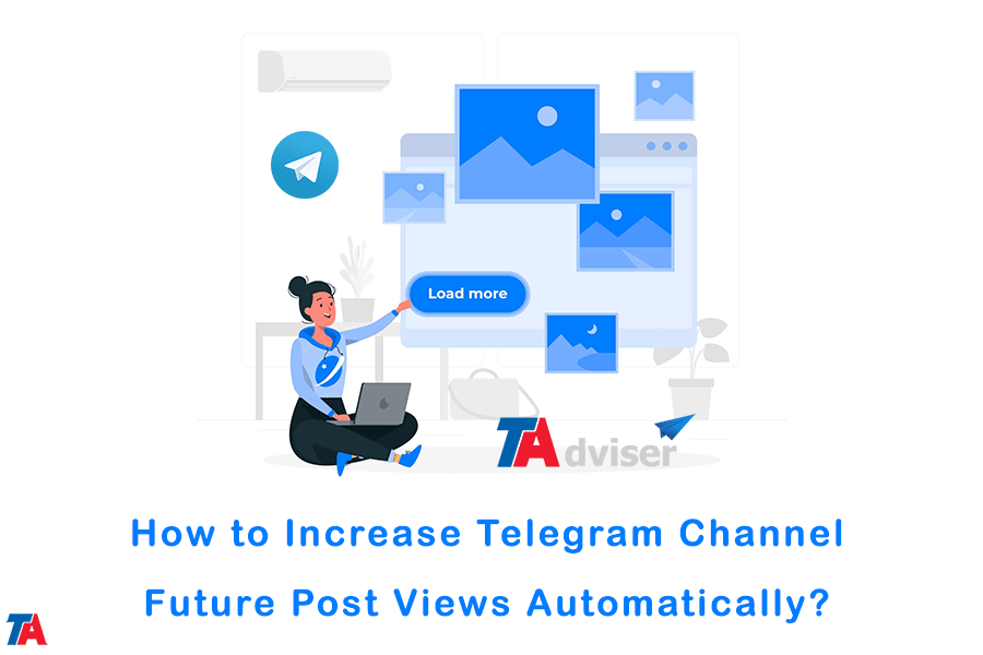 Increase Telegram channel future post views automatically